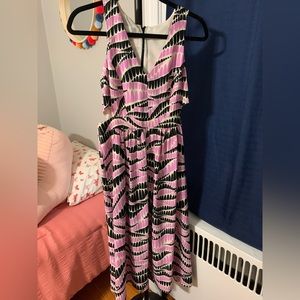 Pattern cut out dress